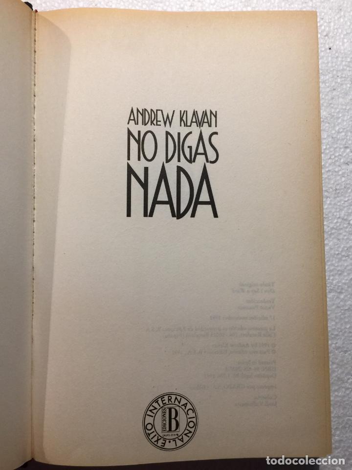 Libros de segunda mano: No digas nada - Andrew Klavan - Foto 3
