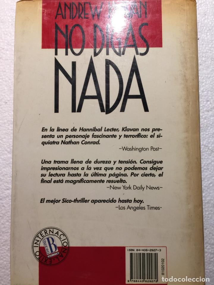 Libros de segunda mano: No digas nada - Andrew Klavan - Foto 4