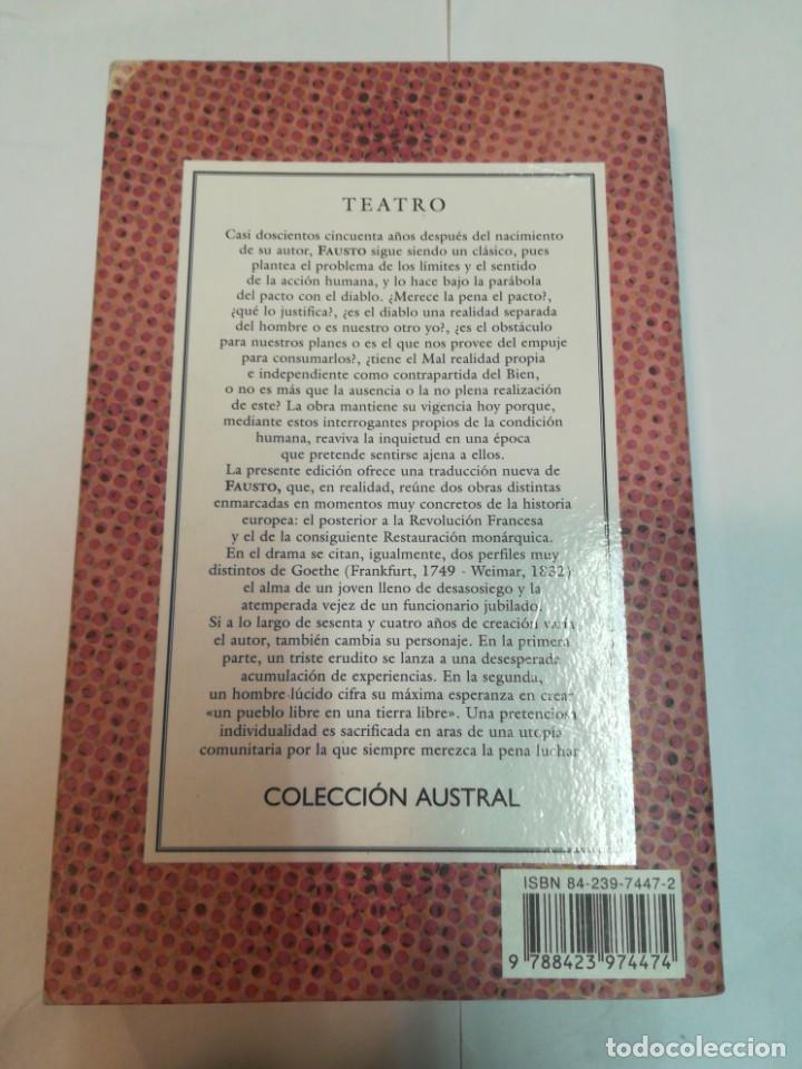 Libros de segunda mano: GOETHE Fausto SA3121 - Foto 2