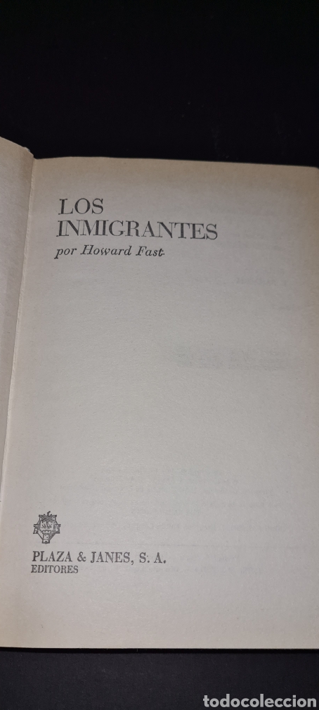 Libros de segunda mano: Los Imigrantes, Howard Fast. - Foto 3