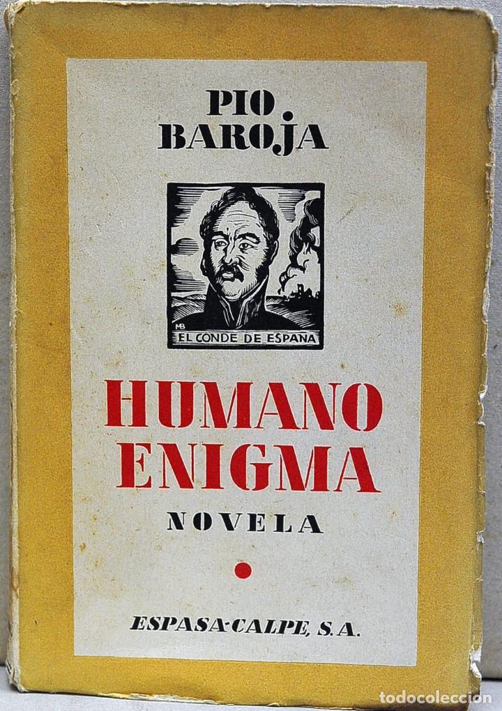Libros de segunda mano: Humano enigma. P&iacute;o Baroja - Foto 1