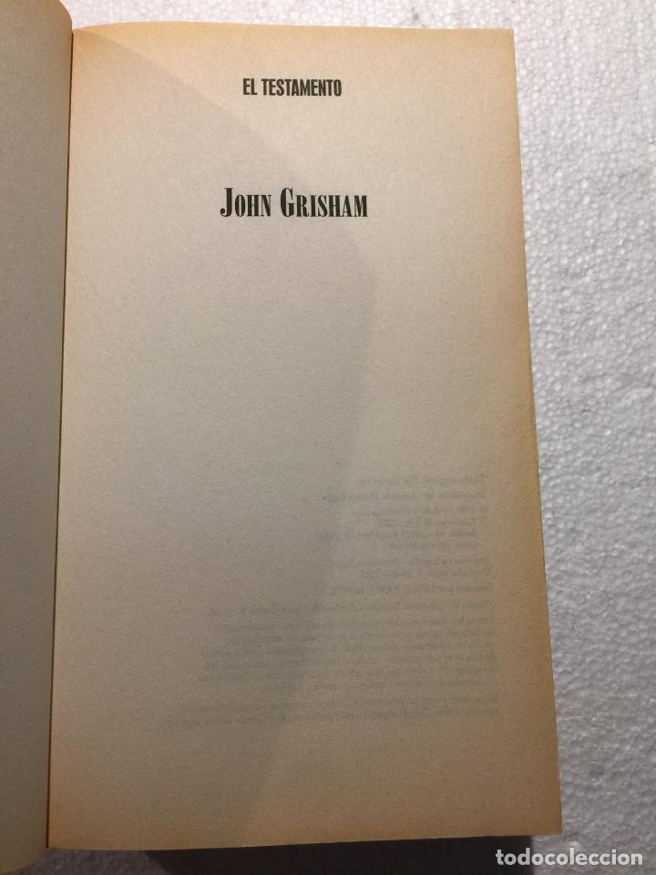 Libros de segunda mano: El testamento - John Grisham - Foto 4
