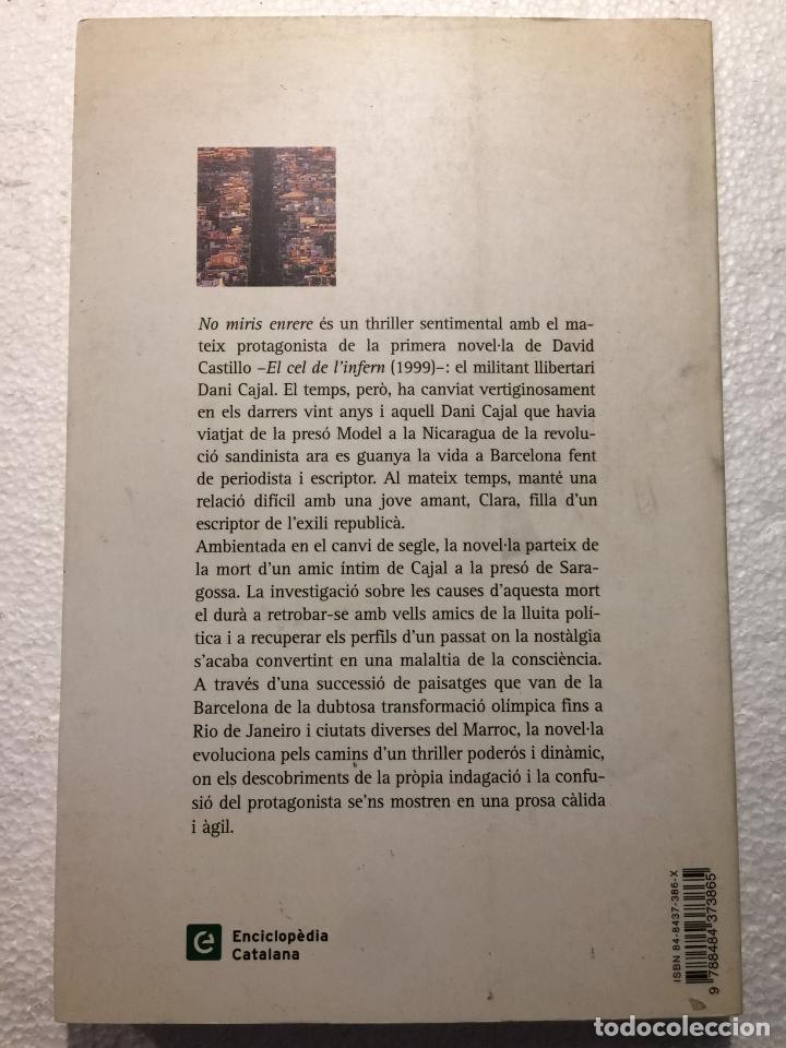 Libros de segunda mano: No miris enrere - David Castillo - Foto 2