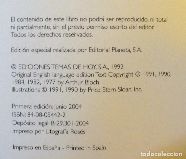 Libros de segunda mano: LA LEY DE MURPHY - ARTHUR BLOCH - Foto 2