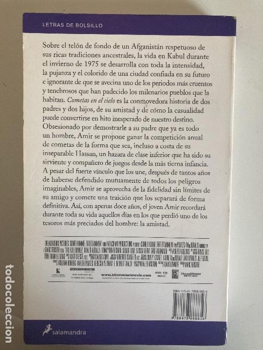 Libros de segunda mano: Cometas en el cielo &ndash; Khaled Hosseini - Foto 2