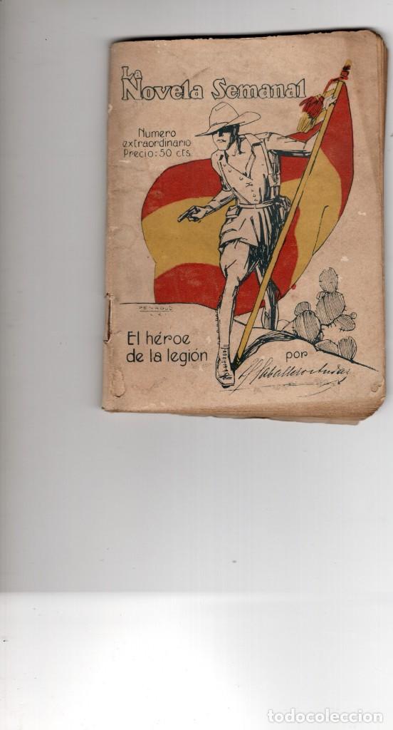 Libros de segunda mano: el h&eacute;roe de la legi&oacute;n. la novela semanal - Foto 1