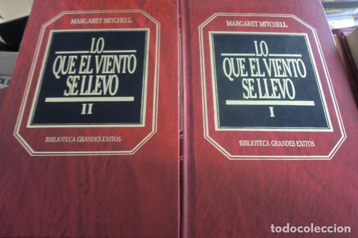 Libros de segunda mano: BIBLIOTECA GRANDES &Eacute;XITOS ORBIS. LO QUE EL VIENTO SE LLEVO (2 TOMOS) MARGARET MITCHELL