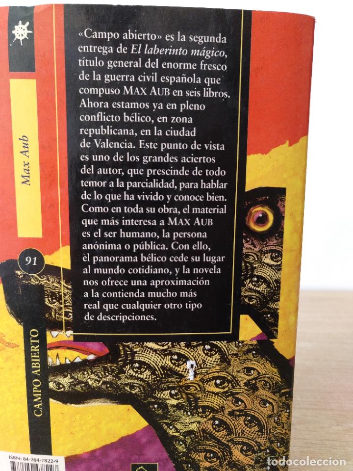 Libros de segunda mano: Campo abierto. Max Aub - Foto 2