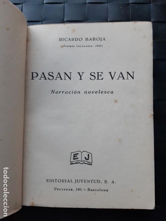 Libros de segunda mano: Ricardo Baroja Pasan y se van - Foto 3
