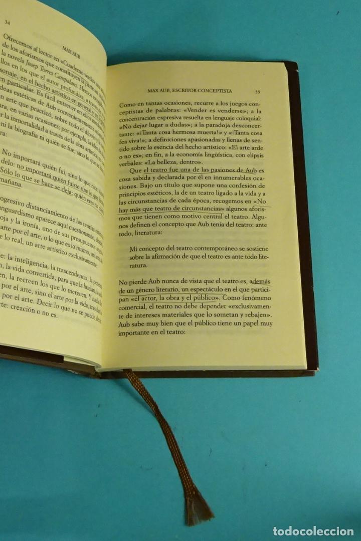 Libros de segunda mano: AFORISMOS EN EL LABERINTO. MAX AUB. EDHASA 2003 - Foto 3