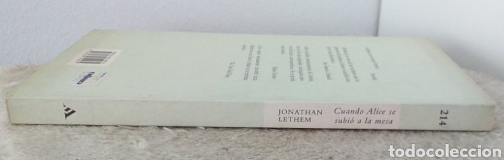 Libros de segunda mano: Jonathan Lethem - Cuando alice se subio a la mesa - Foto 3