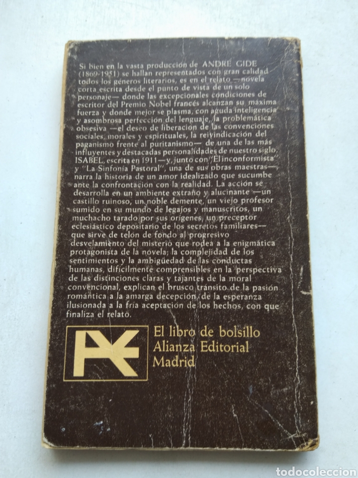 Libros de segunda mano: ISABEL/ANDR&Eacute; GIDE - Foto 4