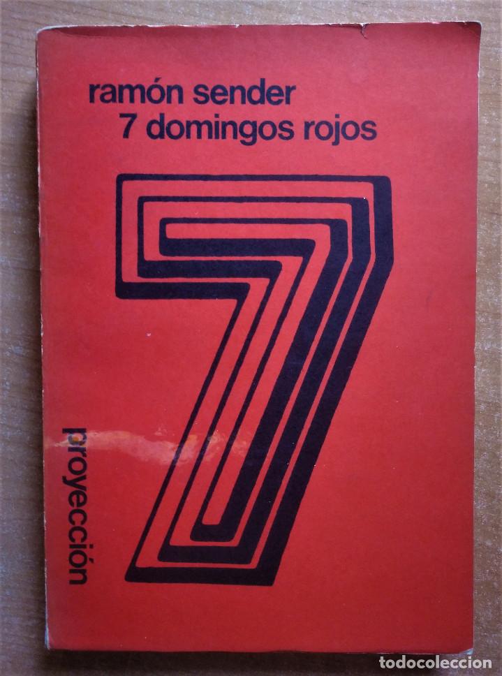 Libros de segunda mano: 7 domingos rojos, Sender, 1973 - Foto 1