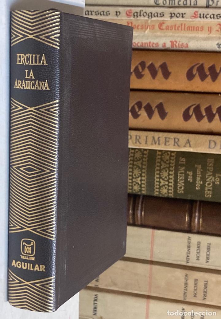 Libros de segunda mano: AÑO 1968 - LA ARAUCANA DE ALONSO DE ERCILLA- AGUILAR COLECCIÓN JOYA 1ª EDICIÓN - Foto 2 - 250181425