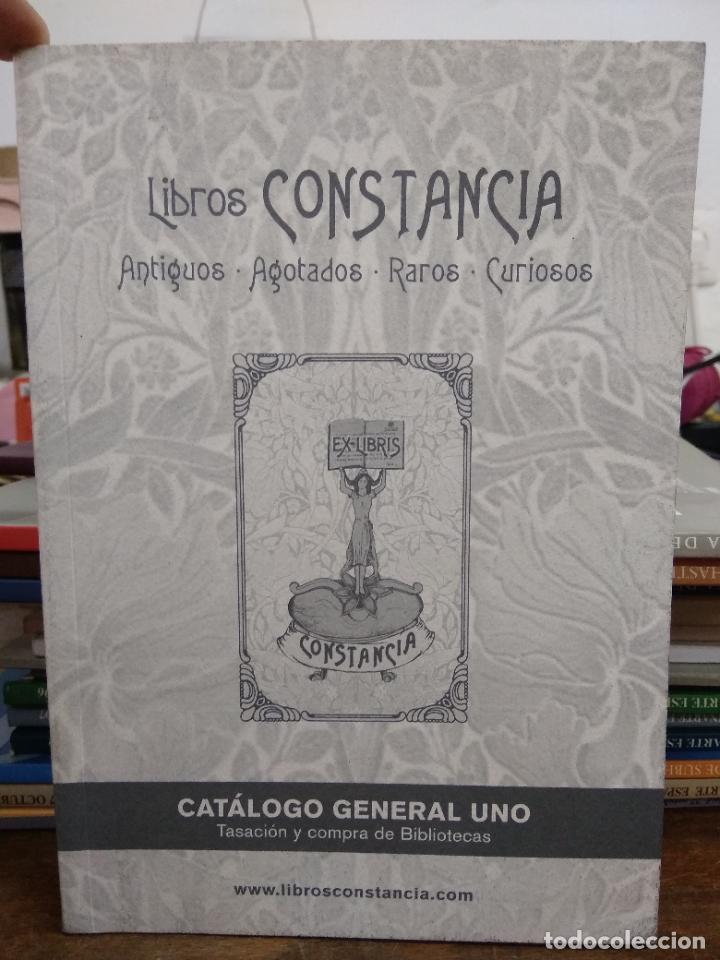 Libros constancia cat&aacute;logo general Uno. BA-407