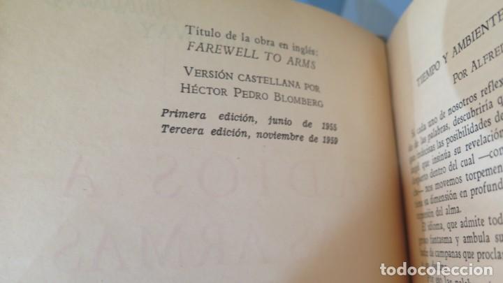 Libros de segunda mano: ADIOS A LAS ARMAS. HEMINGWAY - Foto 2