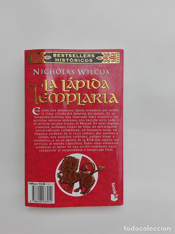 Libros de segunda mano: LA L&Aacute;PIDA TEMPLARIA. Nicholas Wilcox. - Foto 4