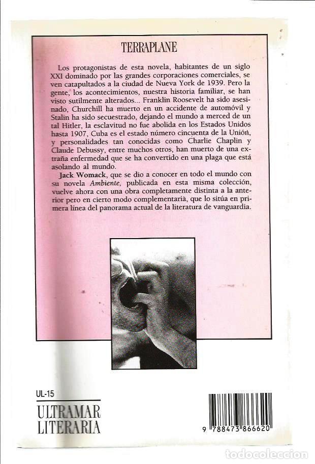 Libros de segunda mano: LIBRO, TERRAPLANE, JACK WOMACK, ED. ULTRAMAR 1991 - Foto 2