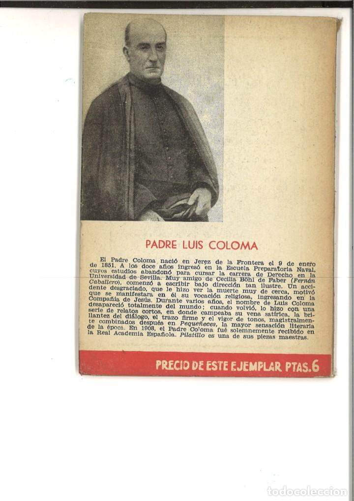 Libros de segunda mano: PILATILLO. Padre Luis Coloma - Foto 2