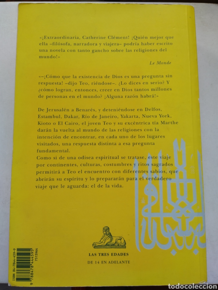 Libros de segunda mano: EL VIAJE DE TEO/CATHERINE CLEMENT - Foto 3