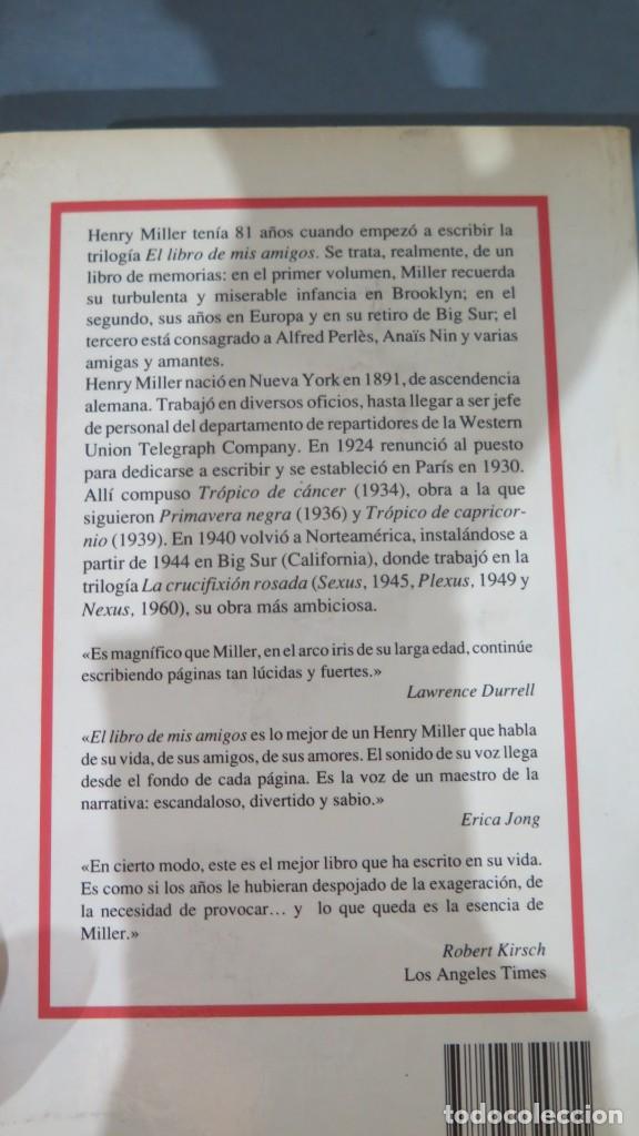 Libros de segunda mano: EL LIBRO DE MIS AMIGOS. MILLER - Foto 2