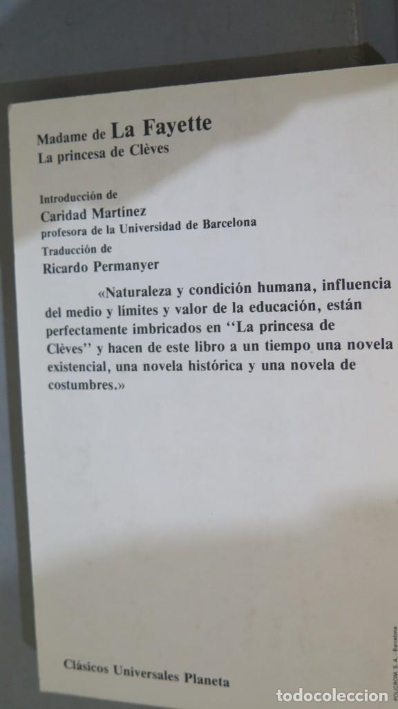 Libros de segunda mano: LA PRINCESA DE CL&Egrave;VES. LA FAYETTE - Foto 2