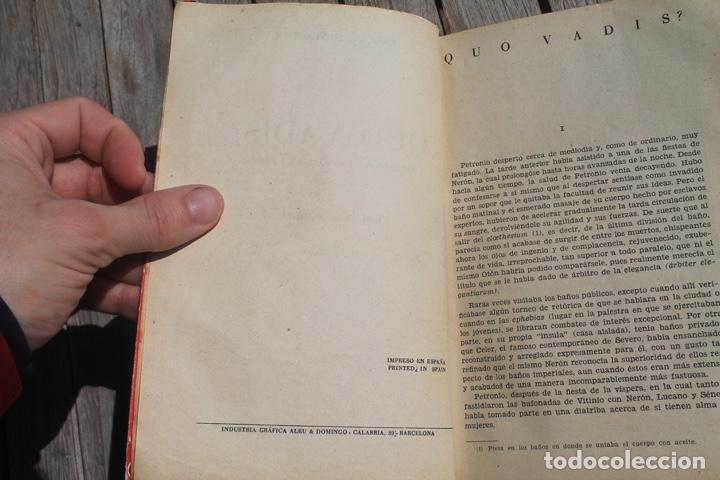 Libros de segunda mano: quo vadis E- Sienkiewicz - Foto 3