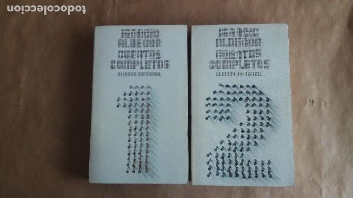 Libros de segunda mano: ALDECOA : CUENTOS COMPLETOS. ALIANZA BOLSILLO I y II. MUY BUEN ESTADO.