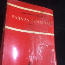 Libros de segunda mano: PÁGINAS ESCOGIDAS. JUAN RAMÓN JIMÉNEZ . EDITORIAL GREDOS 1958. Lote 253070030