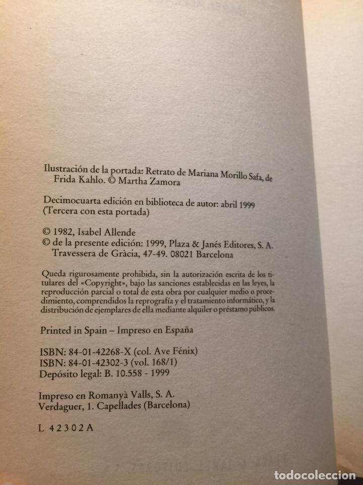 Libros de segunda mano: La casa de los esp&iacute;ritus - Isabel allende - Foto 4