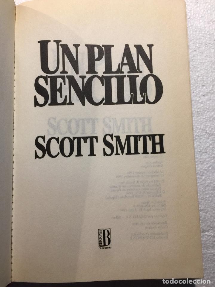 Libros de segunda mano: Un plan sencillo - Scott Smith - Foto 4