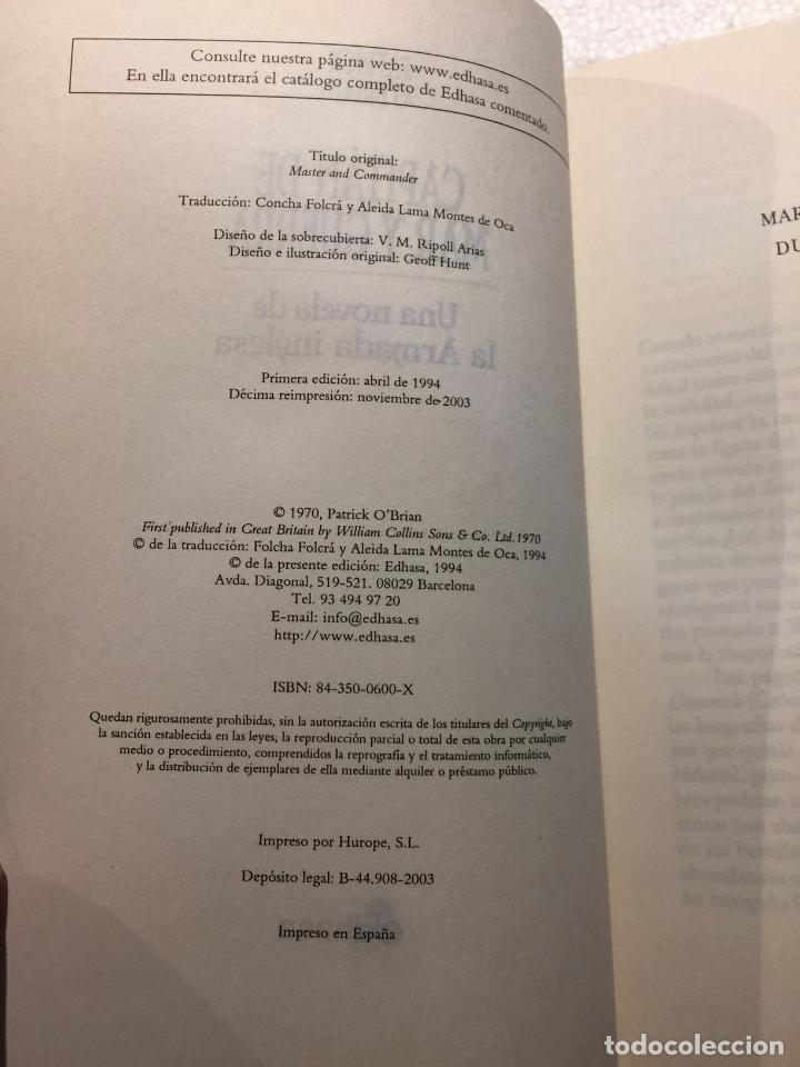 Libros de segunda mano: Capit&aacute;n de mar y guerra - Patrick Obrian - Foto 3