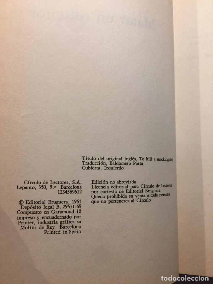 Libros de segunda mano: Matar un ruise&ntilde;or - Harper Lee - Foto 5