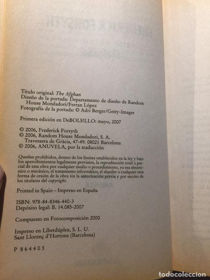 Libros de segunda mano: El afgano - Frederick Forsyth - Foto 6