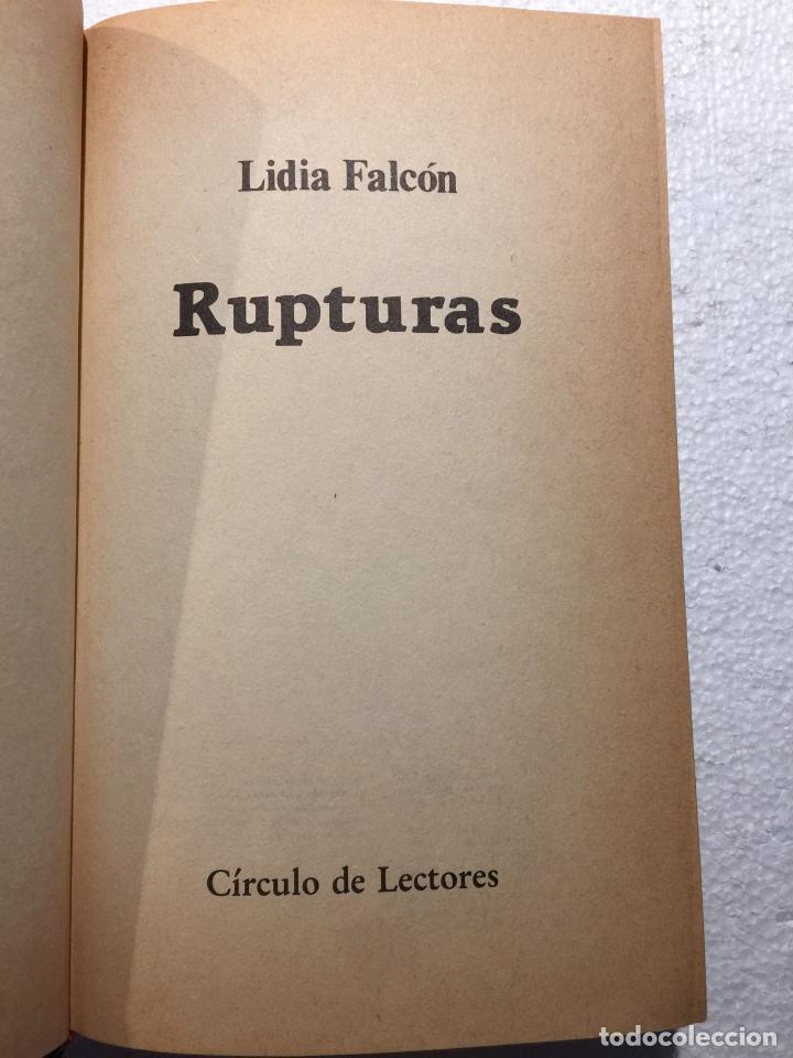 Libros de segunda mano: Rupturas - Lidia Falc&oacute;n - Foto 2