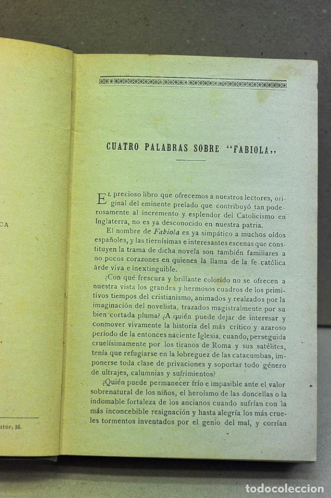 Libros de segunda mano: Wiseman. Fabiola - Foto 2
