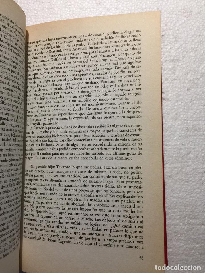 Libros de segunda mano: El t&iacute;o goriot - Honor&eacute; de Balzac - Foto 5