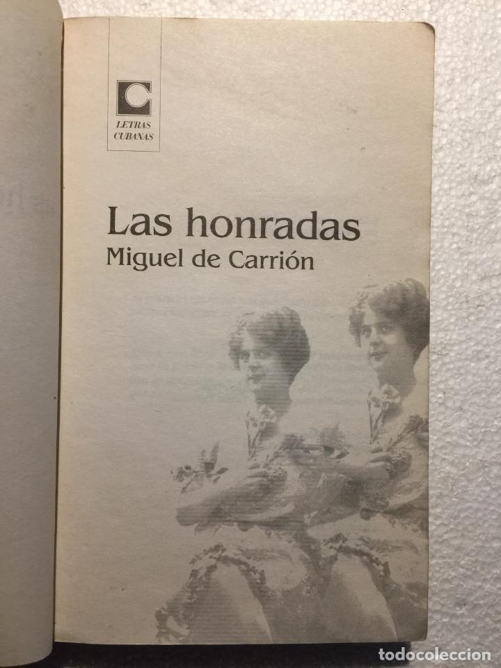 Libros de segunda mano: Las honradas - Miguel de Carri&oacute;n - Foto 4
