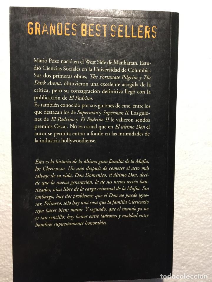 Libros de segunda mano: El &uacute;ltimo don - Mario puzo - Foto 5