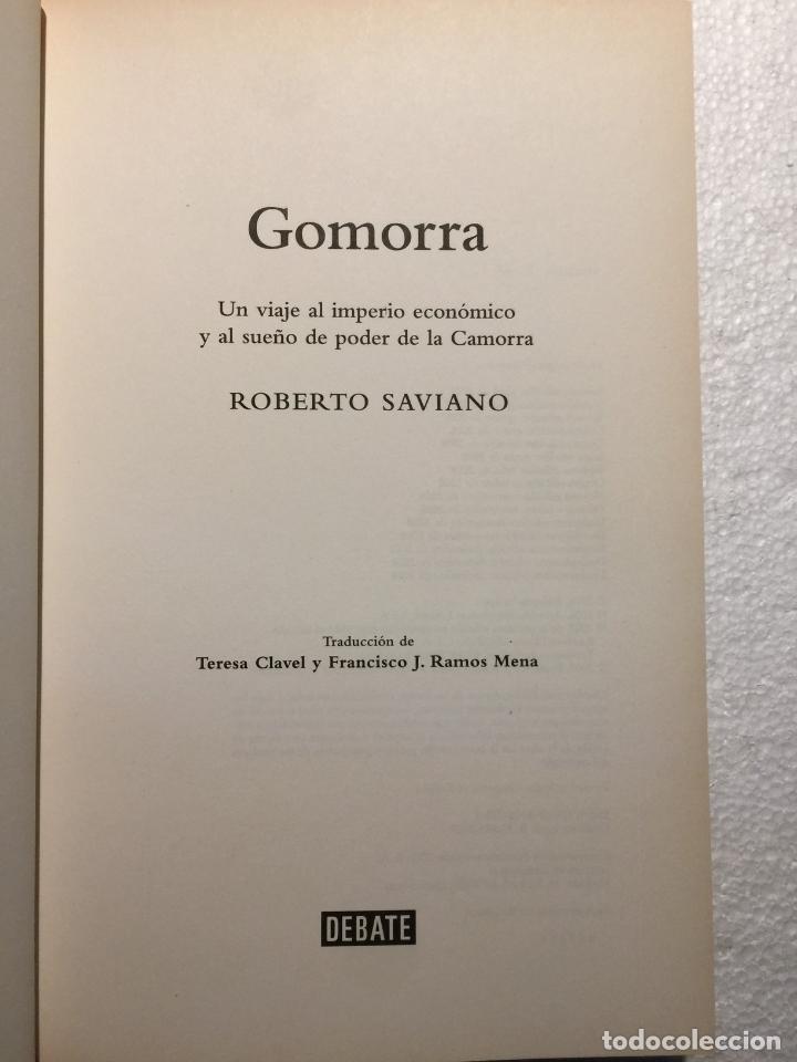 Libros de segunda mano: Gomorra - Roberto Saviano - Foto 5