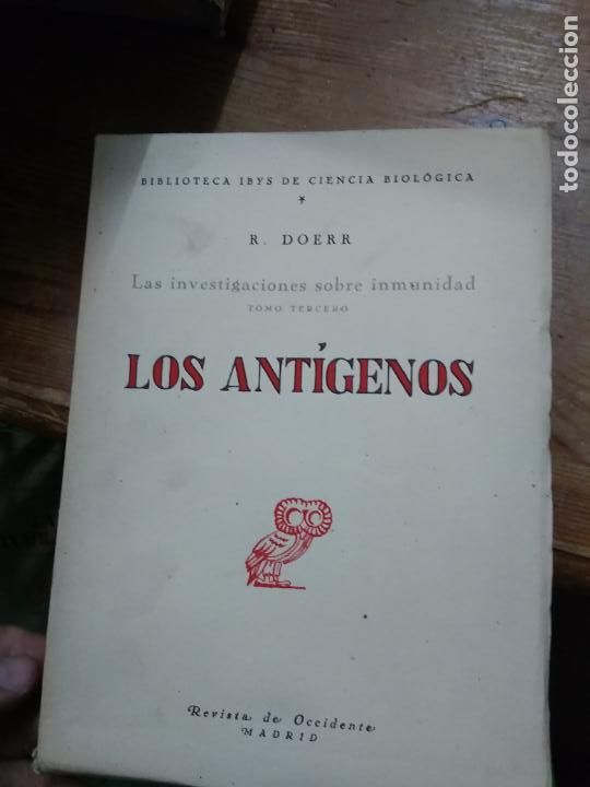 Libros de segunda mano: Los ant&iacute;genos, R. Doerr. L.24926 - Foto 1
