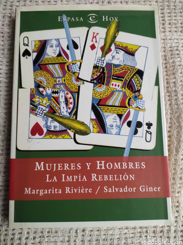 Second hand books: MUJERES Y HOMBRES., LA IMPIA REBELI&Oacute;N. / Margarita Rivi&egrave;re y Salvador Giner