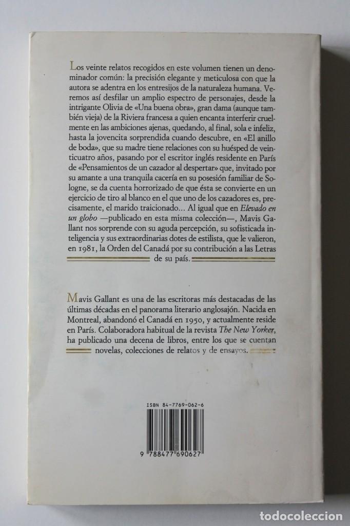 Libros de segunda mano: Mavis Gallant - En tr&aacute;nsito - Sirmio Quaderns Crema - Foto 3