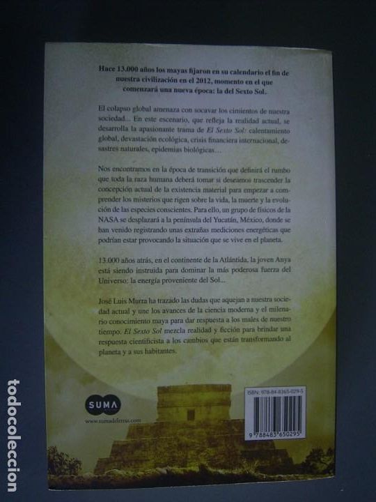 Libros de segunda mano: EL SEXTO SOL - Jos&eacute; Luis Murra - Foto 2