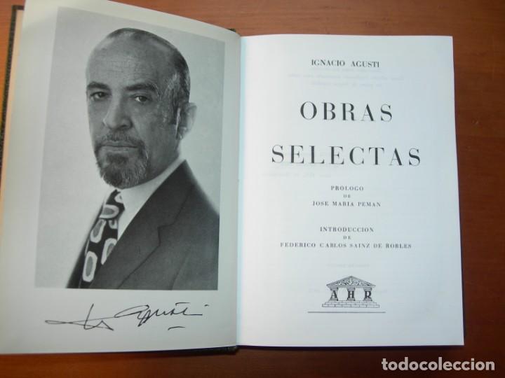 Libros de segunda mano: OBRAS SELECTAS / IGNACIO AGUST&Iacute; - Foto 2
