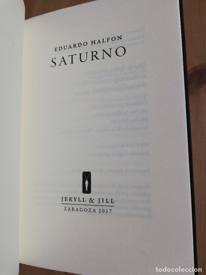 Libros de segunda mano: SATURNO (EDUARDO HALFON) - Foto 2