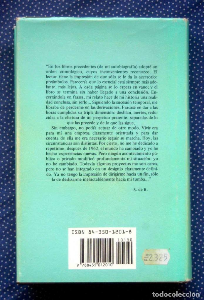 Libros de segunda mano: FINAL DE CUENTAS - SIMONE DE BEAUVOIR - Editorial Edhasa - Foto 3