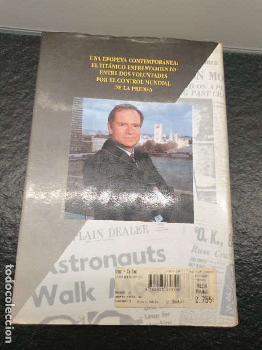 Libros de segunda mano: El Cuarto Poder. Jeffrey Archer. Grijalbo 1996. - Foto 2