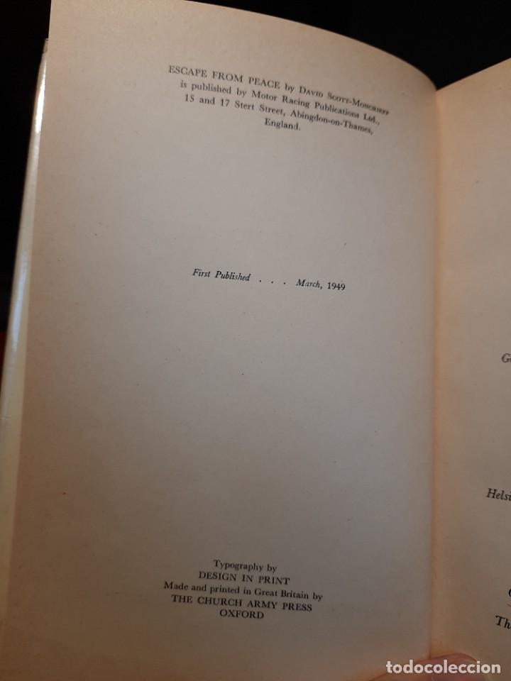 Libros de segunda mano: Escape from Peace, David Scott-Montcrieff - Foto 5