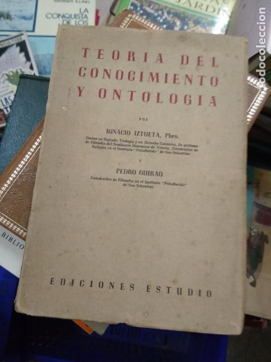 Libri di seconda mano: Teor&iacute;a del conocimiento y odontolog&iacute;a, Ignacio Iztueta. L.25087